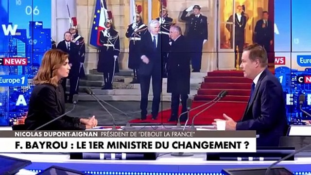 «La nomination de François Bayrou marque la fin du quinquennat d'Emmanuel Macron», estime Nicolas Dupont-Aignan