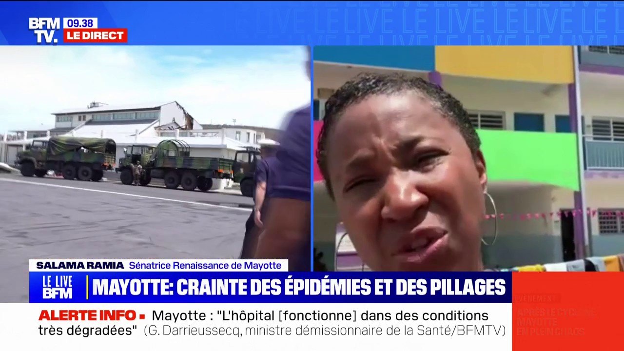 Salama Ramia, sénatrice de Mayotte: "Il faut que dans la journée, j'arrive à trouver des solutions pour de l'eau et de la nourriture"