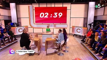 Marianne James invitée de "C Médiatique" sur France 5.