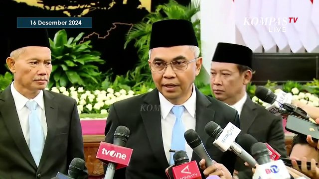 [FULL] Keterangan Ketua KPK Setyo Budiyanto usai Dilantik Presiden Prabowo di Istana