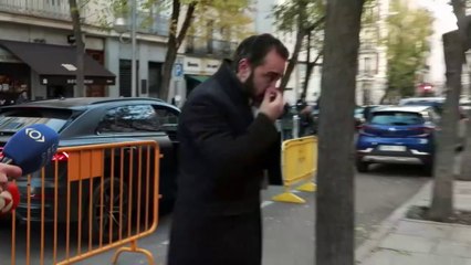 Llegada de Aldama al Tribunal Supremo