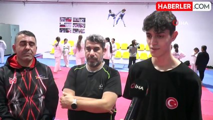 Milli Tekvandocu Furkan Ubeyde Çamoğlu'nun Hedefi Dünya Şampiyonluğu