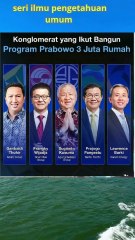 5 KONGLOMERAT KAYA YG MEMBANTU PRESIDEN PRABOWO BANGUN PROGRAM 3 JUTA RUMAH #shorts #konglomerat