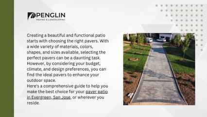 How to Choose the Right Pavers for Your Patio