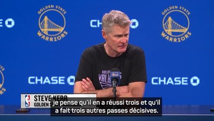 Warriors - Kerr : “Le problème c’est Luka Doncic”