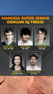 5 Manusia Super Jenius dengan IQ Tinggi #Fakta unik#Manusia Jenius#IQ