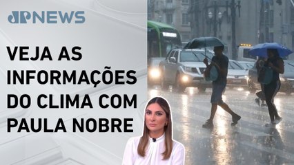 Alerta de chuva no Sul e Sudeste nesta segunda (16) | Previsão do Tempo