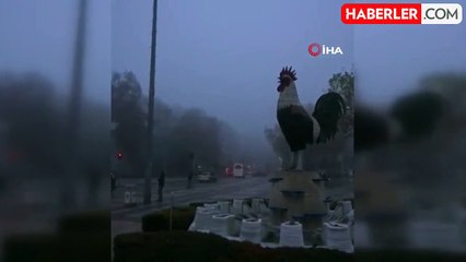 Denizli'de Sis ve Kar Yağışı Etkili Oldu