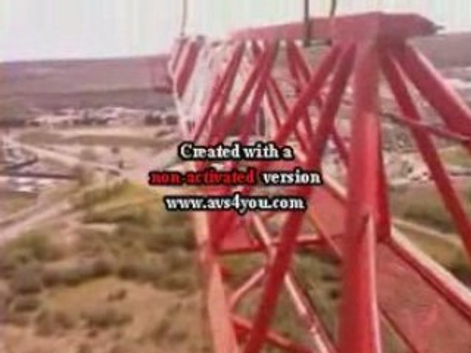 Visite d'une 280 Liebherr à 90 m de hauteur