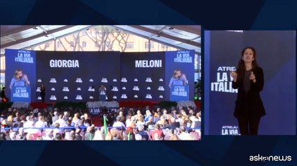 Da Schlein a Landini, Meloni conclude Atreju con attacchi a sinistra