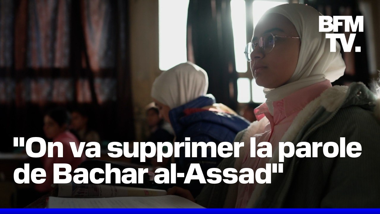 En Syrie, première rentrée des classes dans un collège après la chute du régime de Bachar-al-Assad