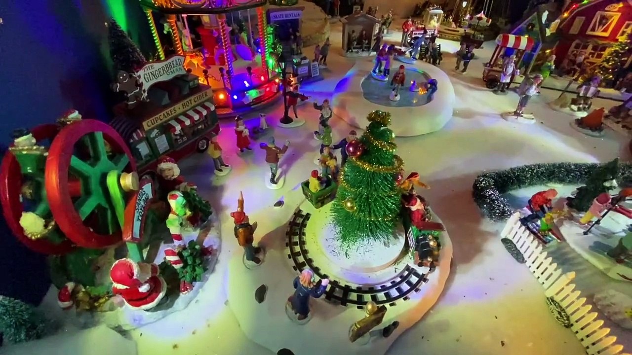 Sally Beers' miniature winter wonderland in Teignmouth