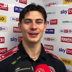 Super Michael Cooper in Sheffield United's goal