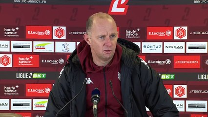 Annecy - Metz, la réaction de Stéphane Le Mignan