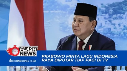 PRESIDEN PRABOWO MINTA TV TAYANGKAN INDONESIA RAYA TIAP PAGI, WARGANET SAMBUT ANTUSIAS