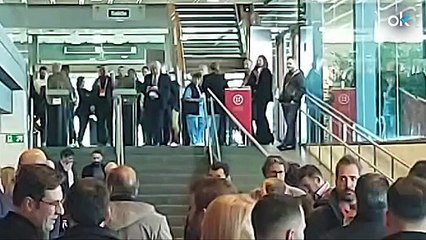 Carvajal reaparece tras su lesión para votar al nuevo presidente de la Federación de Fútbol