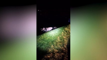 Video shows 22-foot canal boat going up in flames - leaving owner homeless