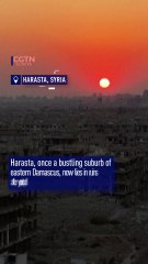 The damascus suburb left in ruins after years of civil war