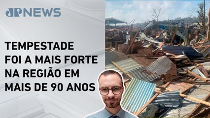 Ciclone Chido destrói Mayotte, na costa da África; Fabrizio Neitzke comenta