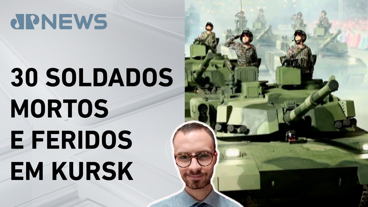 Ucrânia informa perdas de tropas da Coreia do Norte; Fabrizio Neitzke comenta