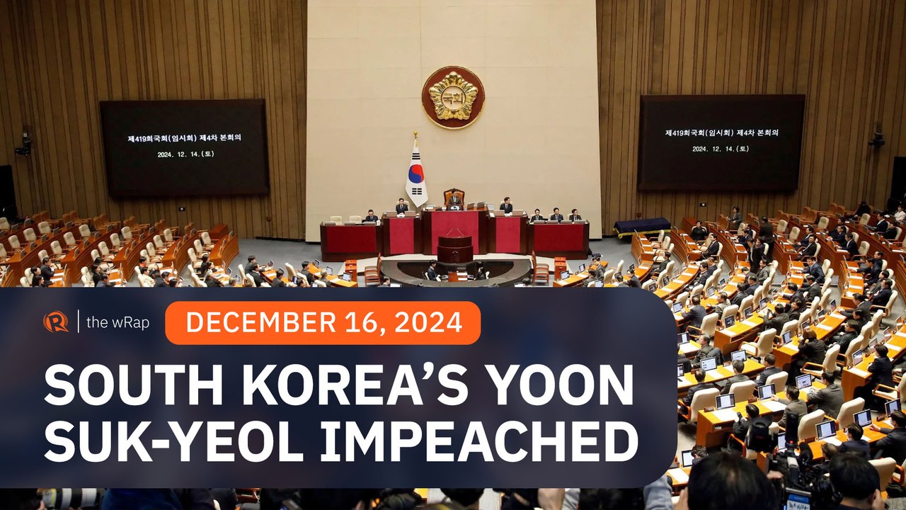 South Korea’s Yoon defiant after impeachment over martial law bid 