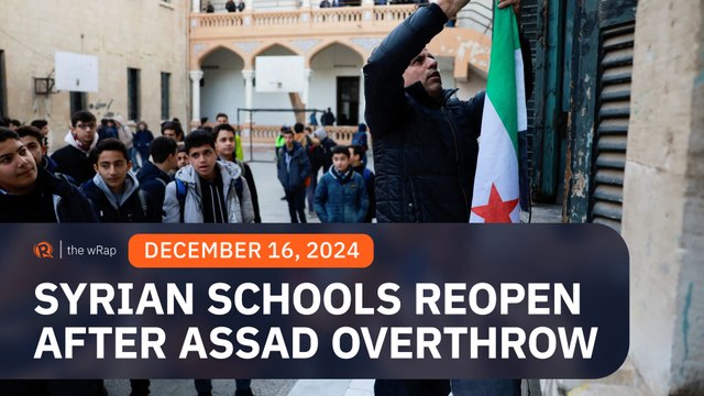 Syrian authorities reopen schools, a week after upheaval that overthrew Assad 