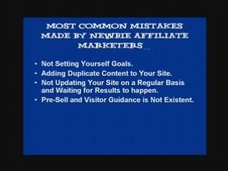 New Affiliate Teachings Video