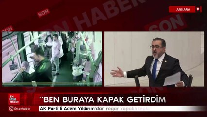 AK Parti'li Adem Yıldırım'dan rögar kapaklı tepki