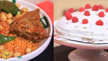 Couscous tunisien a l'agneau, gâteau génoise -  koujinetna haka 4 EP 30