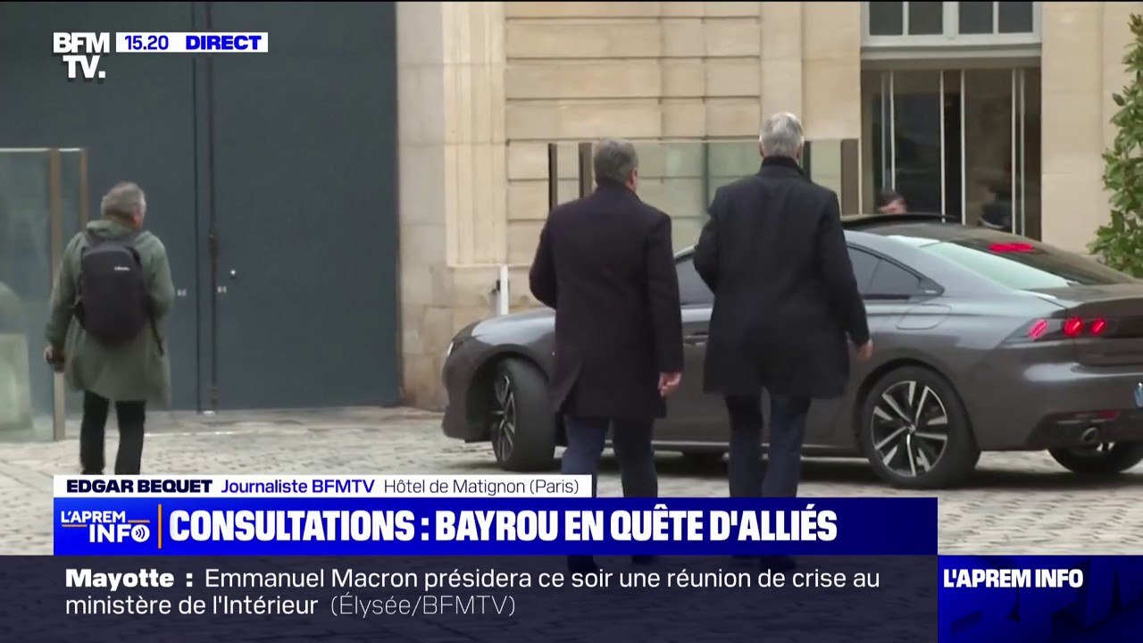 Consultations à Matignon: les représentants de LR sortent de leur réunion avec François Bayrou
