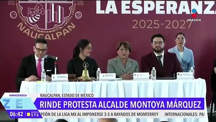 Isaac Montoya Márquez rinde protesta como alcalde de Naucalpan