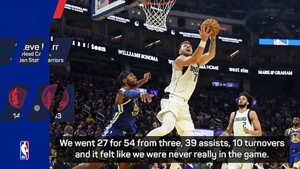 I've never seen a box score like it - Kerr shocked by Mavericks scoring