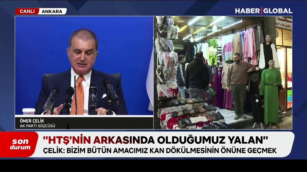 AK Parti Sözcüsü Ömer Çelik'ten 'HTŞ' açıklaması: Suriye halkının meşru kabul ettiği güçler bizim için de meşrudur