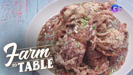 Chef JR Royol makes stir-fry soft shell crab! | Farm To Table