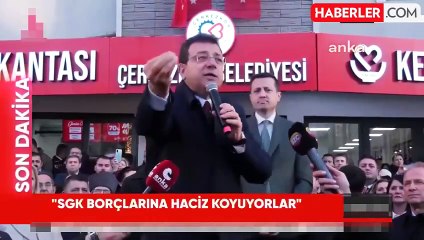 SGK'nın haciz kararına Ekrem İmamoğlu'ndan yanıt: Gel bir tane vatandaşımızı sen silkele bakalım
