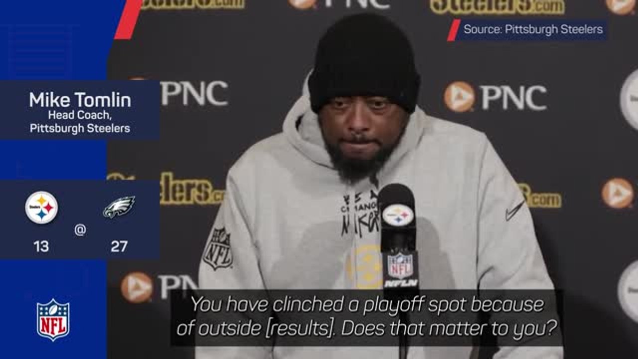 Playoff berth irrelevant for Tomlin after Steelers loss