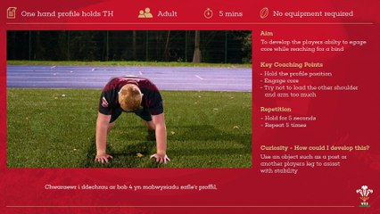 4 One hand profile holds TH