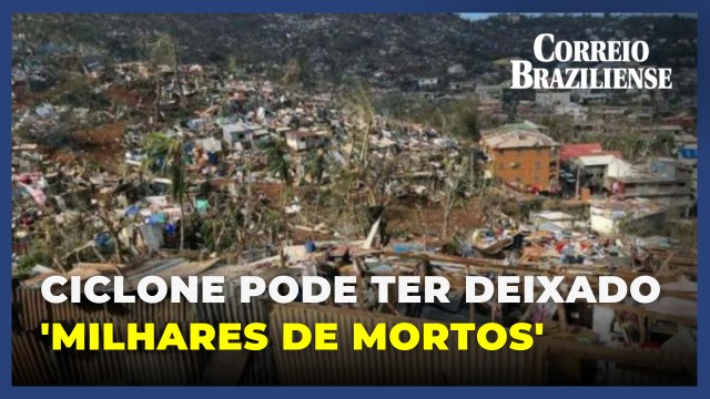 Ciclone Chido devasta arquipélago francês de Mayotte