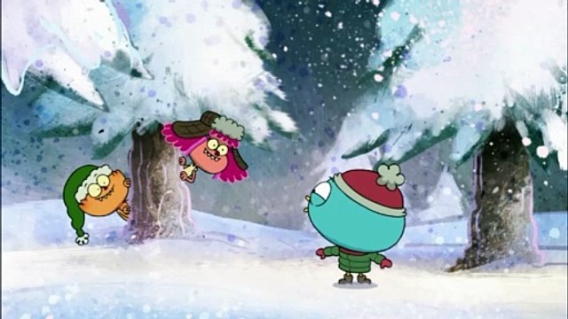 Harvey Beaks Harvey Fee y Foo en la nieve