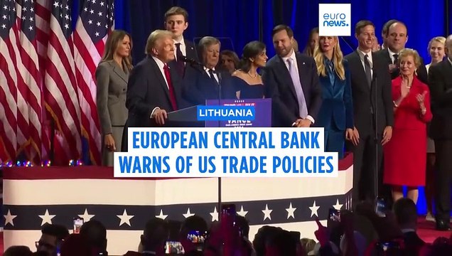 European Central Bank warns of how a shift in US trade policies could affect the EU