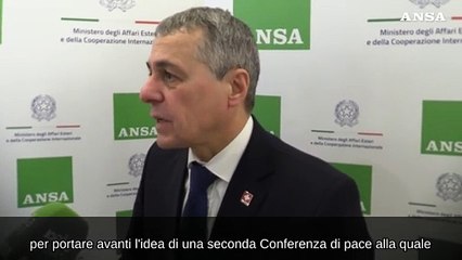 Cassis: "Stiamo lavorando a conferenza di pace con la Russia"