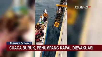 Proses Evakuasi Penumpang Kapal di Perairan Masalembu Berlangsung Dramatis
