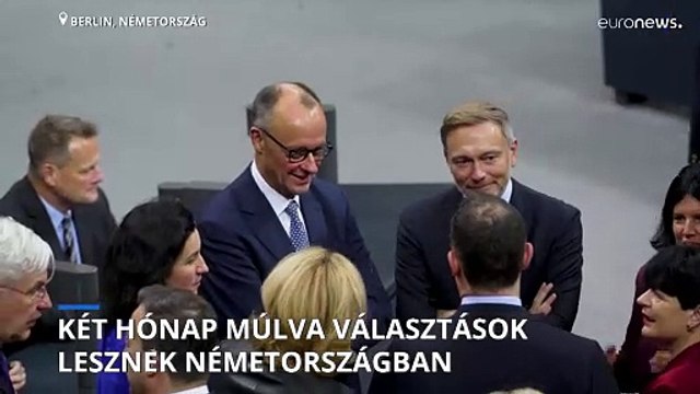 Megszavazta a Bundestag a bizalmatlansági indítványt Olaf Scholz kancellárral szemben