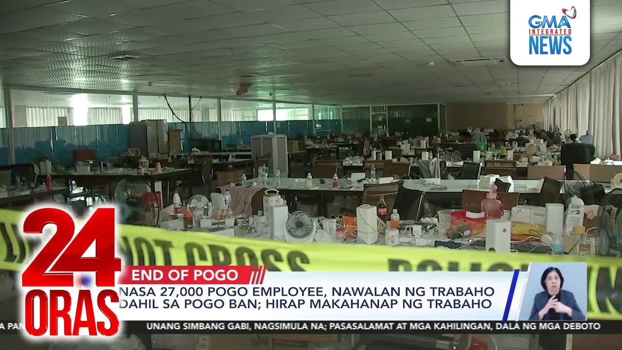 Nasa 27,000 POGO Employee, nawalan ng trabaho dahil sa POGO ban; hirap makahanap ng trabaho | 24 Oras
