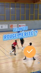 Selon toi rouge mérité ? 🟥👀 #handball #Hand #HandballPlayer #EPHB #Quiz