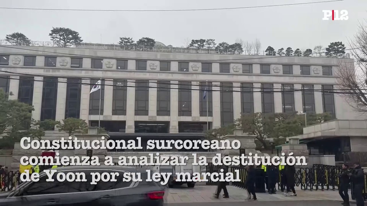 Constitucional surcoreano comienza a analizar la destitución de Yoon por su ley marcial