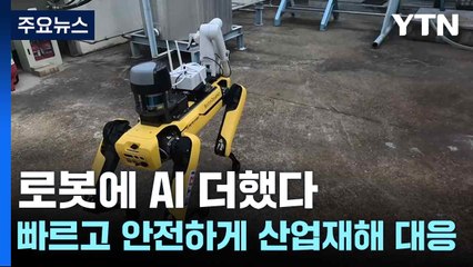 로봇에 AI 더했다...빠르고 안전하게 산업재해 대응 / YTN