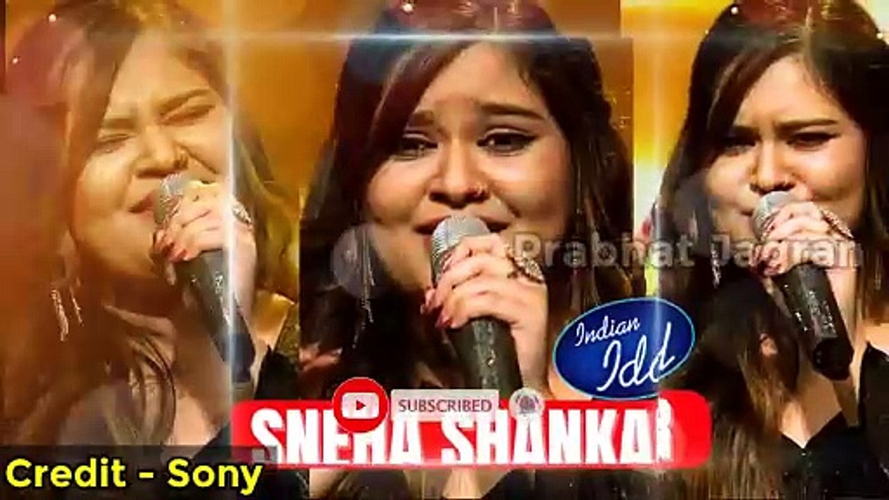 🔥Sneha Shankar Awesome Performance Indian Idol 15🔥 Sneha Shankar New Song Raj Kapoor Special