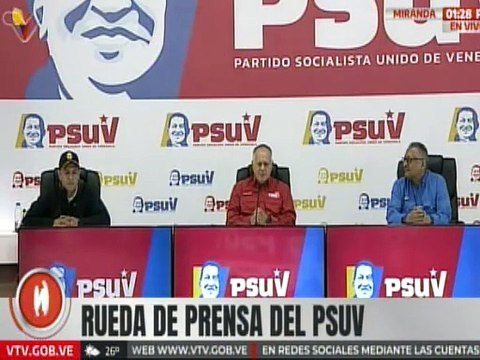 Vpdte. del PSUV Diosdado Cabello felicitó al pueblo venezolano por creer y defender la Constitución