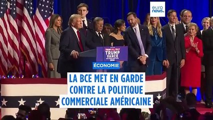La BCE met en garde contre le changement de la politique commerciale des États-Unis
